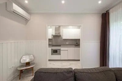 Una cocina o zona de cocina en Apartamentos Recaredo 7 , 2ª planta