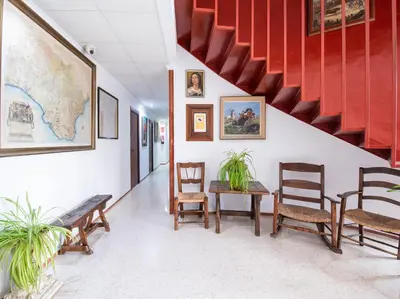 Zona de estar de Hostal Santiago