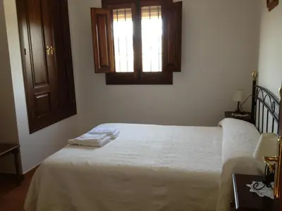 Cama o camas de una habitación en Casa Rural La Loma