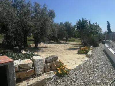 Jardín al aire libre en Casa Rural La Loma