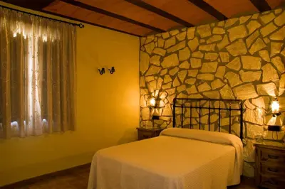 Cama o camas de una habitación en Casa Rural El Tejar Viejo