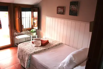 Cama o camas de una habitación en Casa Del Rey