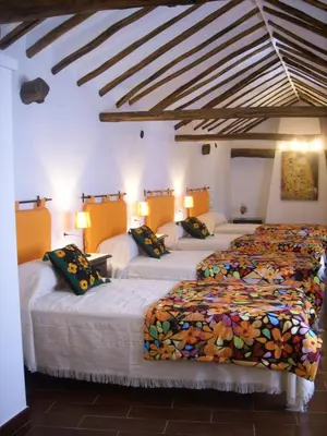 Cama o camas de una habitación en Casa Rural La Casa De Maita
