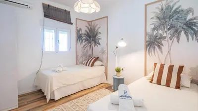 Cama o camas de una habitación en Casa Balcon del Torcal Antequera - La Higuera by Ruralidays