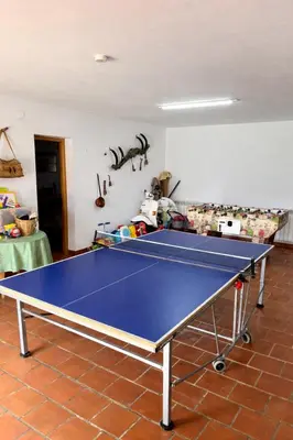 Instalaciones para jugar al ping pong en Casa Rural Huerta Abuela María o alrededores
