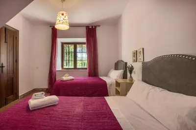 Cama o camas de una habitación en Casas rurales 