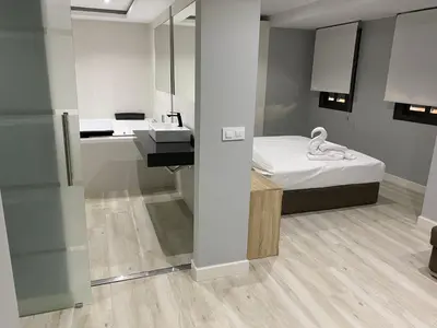 Un baño de Apartamentos Las 7 Esencias