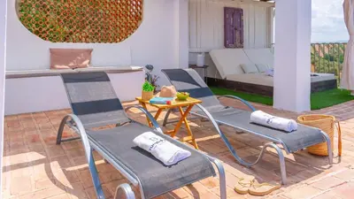 Zona de estar de Villa La Morada Antequera - La Higuera by Ruralidays