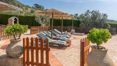 Jardín al aire libre en Villa Jose y Ana Antequera - La Joya by Ruralidays