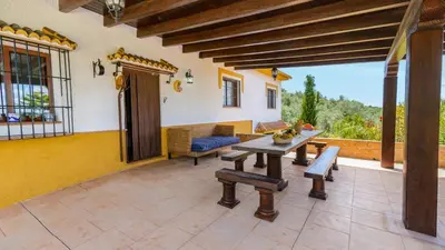 Un balcón o terraza de Casa Las Lomas de San Rafael Periana by Ruralidays