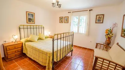 Cama o camas de una habitación en Cortijo La Monja Antequera - La Higuera by Ruralidays