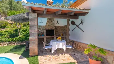 Un patio o zona al aire libre en Villa Gema Antequera - La Joya by Ruralidays