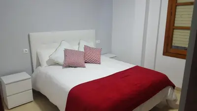 Cama o camas de una habitación en Casa Puerta de la Victoria