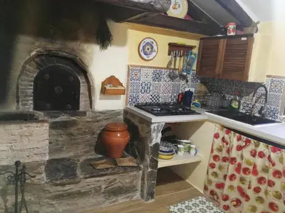 Una cocina o zona de cocina en Pinar El Almendra