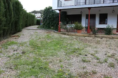 Jardín al aire libre en LOS NOGALES