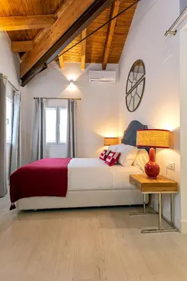 Cama o camas de una habitación en Genteel Home Feria
