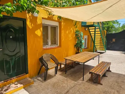 Un balcón o terraza de Finca rural Labriega del hueznar