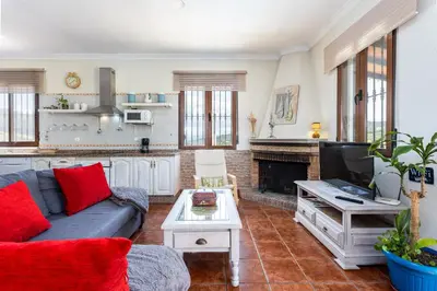 Zona de estar de Villa 4 Vientos