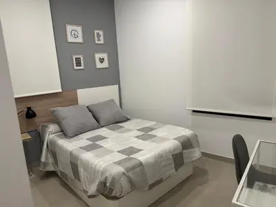 Cama o camas de una habitación en El mirador de San Felipe