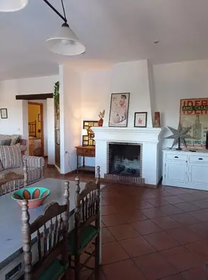 Zona de estar de Casa rural La Vega