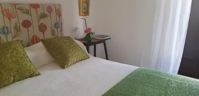 Cama o camas de una habitación en Casa Rural los Danzantes