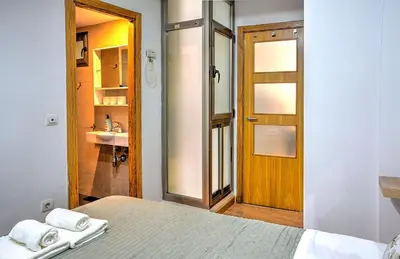 Cama o camas de una habitación en Apartamento Santa Catalina