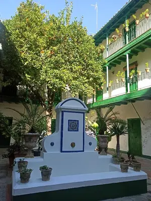 Jardín al aire libre en Alcázares Sevilla centro