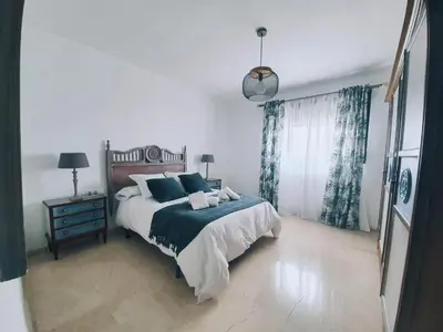 Cama o camas de una habitación en Apartamento El Vial