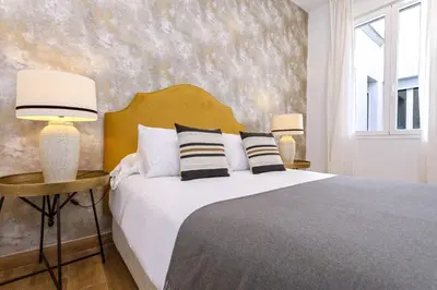 Cama o camas de una habitación en Genteel Home Recaredo