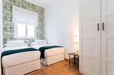 Cama o camas de una habitación en Genteel Home Recaredo