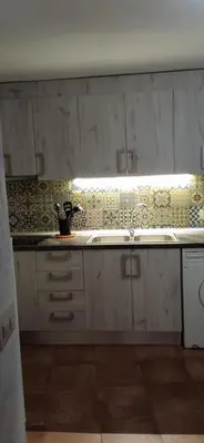 Una cocina o zona de cocina en Casa Cueva El Almendro