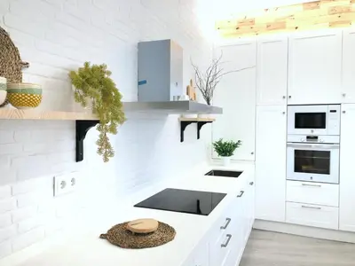 Una cocina o zona de cocina en Alojamiento Hermanos Garnelo