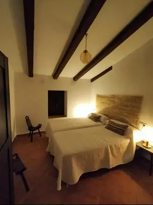 Cama o camas de una habitación en El Barranquillo