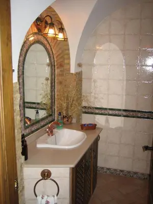 Un baño de Casa Rural La Villa
