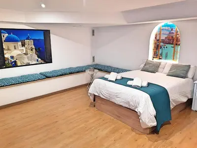 Cama o camas de una habitación en Dúplex Judería de Córdoba