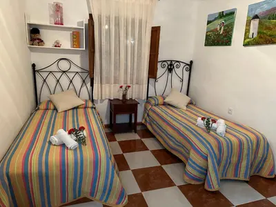 Cama o camas de una habitación en Casa D Mis Dos Gitanillas