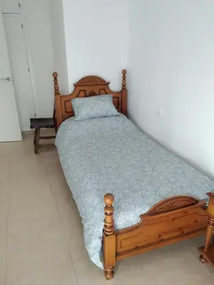 Cama o camas de una habitación en Apartamento Grande Centrico