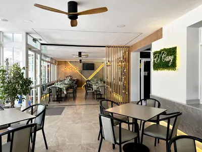 Zona de estar de Hostal Restaurante el Cary