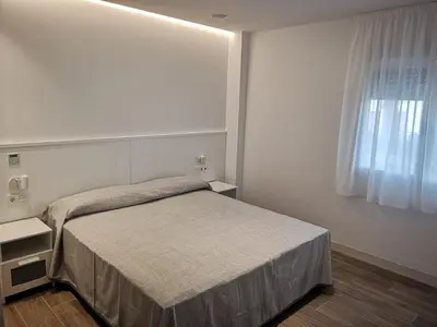 Cama o camas de una habitación en Casa Raquel,caminito del Rey