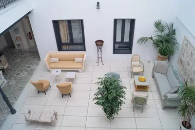 Zona de estar de Hospedería Baños Arabes de Córdoba Dos