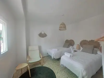 Cama o camas de una habitación en La huerta del Castillo con su Caz de agua - Enjoy Life & Relax