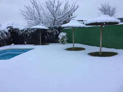 Casa Rural Las Bodegas en invierno