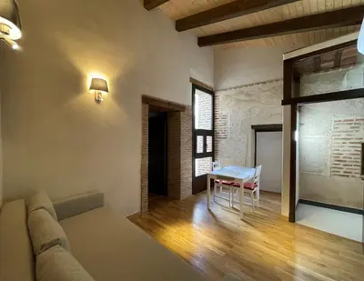 Zona de estar de APARTAMENTOS RURALES POSADA DE LLERENA