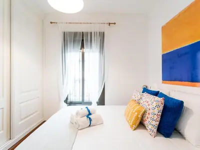 Cama o camas de una habitación en Holi-Rent Santa Marina