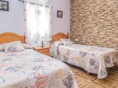 Cama o camas de una habitación en Holiday Home El Viso by Interhome