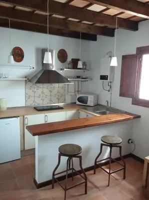 Una cocina o zona de cocina en La Casita de Papel Alhama de Granada