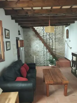 Zona de estar de La Casita de Papel Alhama de Granada