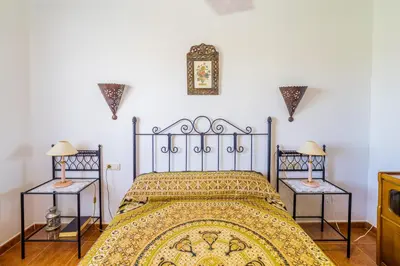 Cama o camas de una habitación en Cubo's Villa Torres Ardales