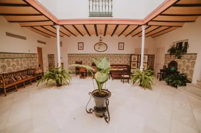Zona de estar de Posada La Casa Del Pintor