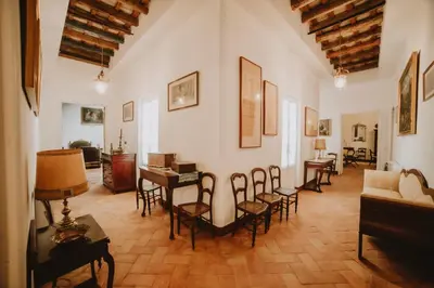 Zona de estar de Posada La Casa Del Pintor